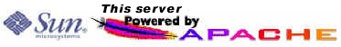 Powered by Apache running on Sun Solaris